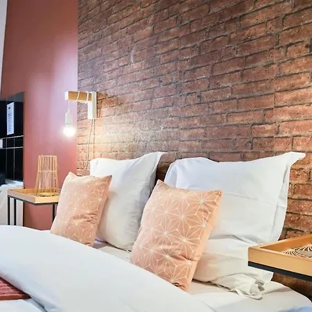 Apartment Rose #3#- Ambiance Cosy & Jacuzzi-self Check-in Roubaix