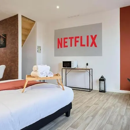 Rose #3#- Ambiance Cosy & Jacuzzi-self Check-in 公寓