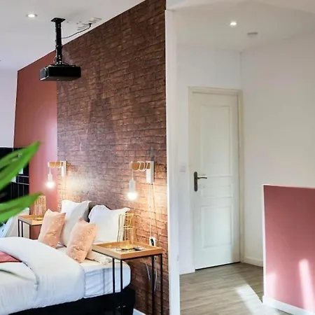 Rose #3#- Ambiance Cosy & Jacuzzi-self Check-in * Roubaix